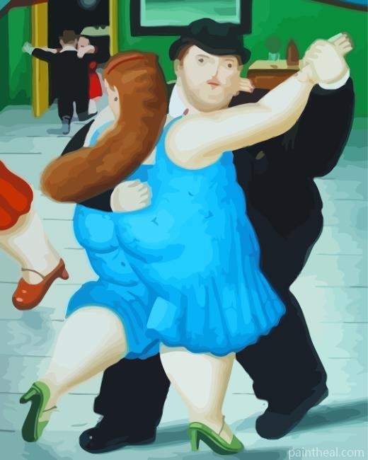 Botero Fat Dancers Painting By Numbers Kits