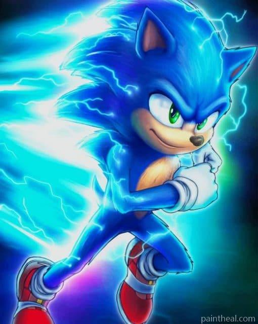 Sonic The Hedgehog Painting By Numbers Kits