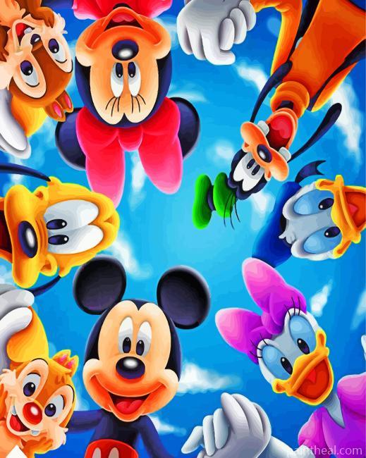Disney Friends Painting By Numbers Kits