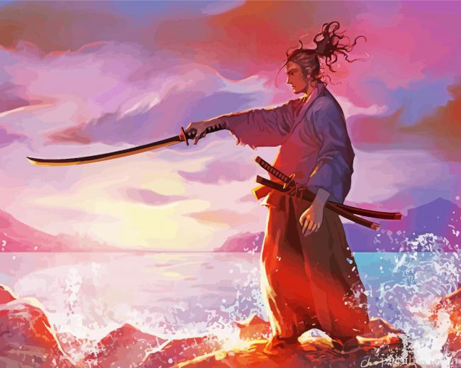 Musashi Miyamoto Painting By Numbers Kits