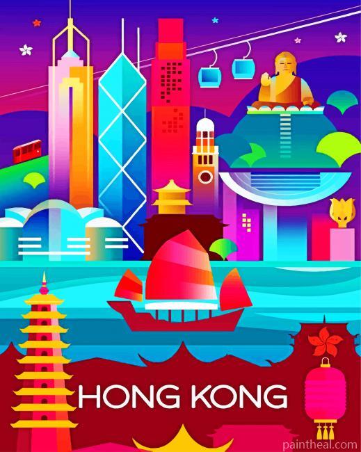 Hong Kong Painting By Numbers Kits