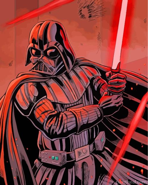 Darth Vader Art Painting By Numbers Kits