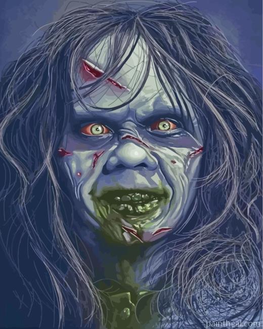Regan MacNeil The Exorcist Painting By Numbers Kits