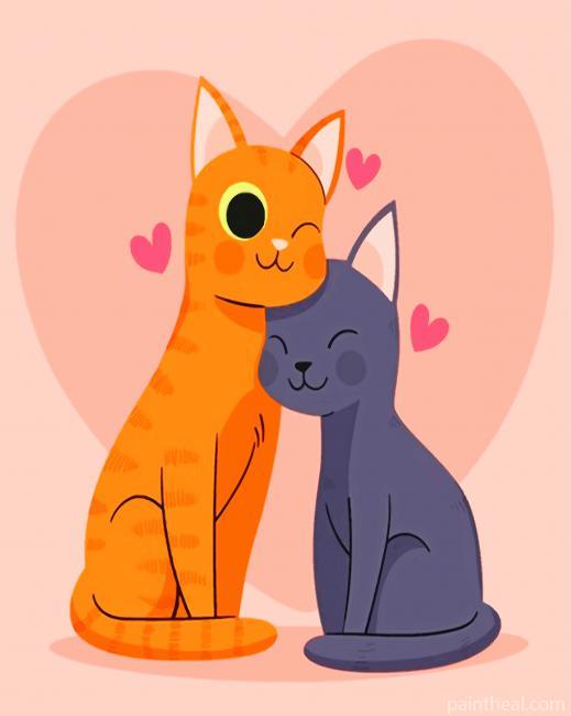 Cute Cats Painting By Numbers Kits