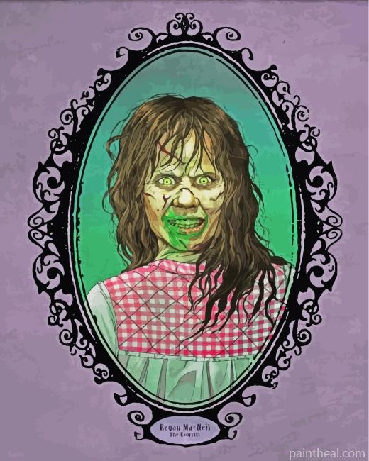Regan MacNeil Exorcist Art Painting By Numbers Kits