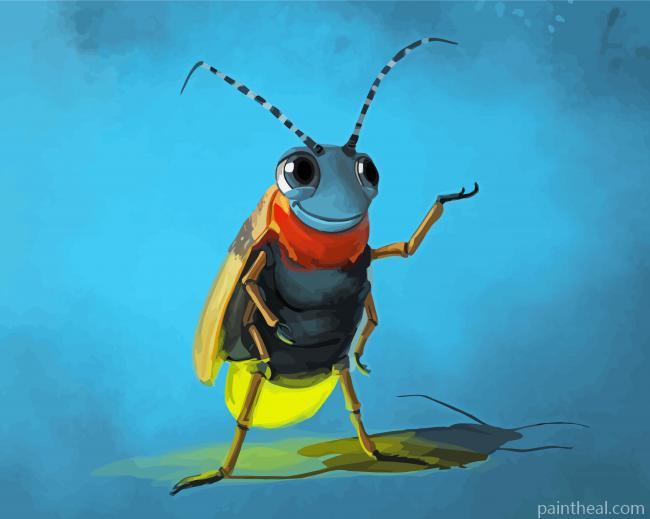 Cute Firefly Painting By Numbers Kits