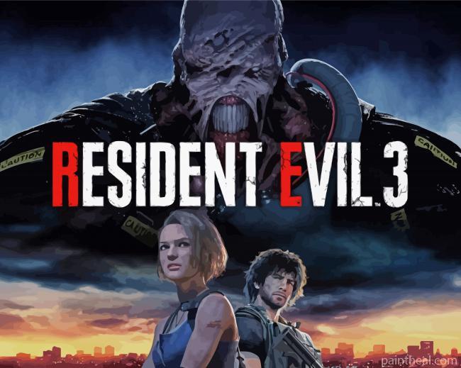 Resident Evil Painting By Numbers Kits