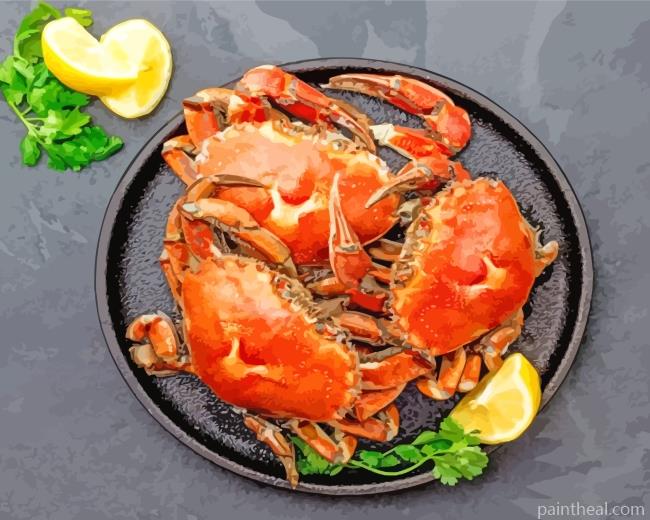 Crab Meal Painting By Numbers Kits