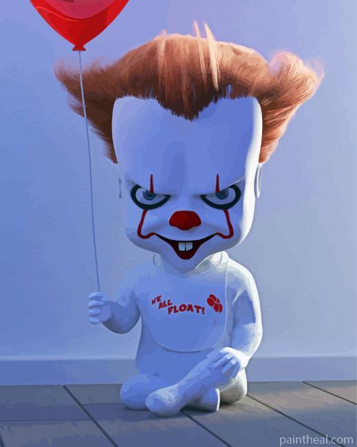 Baby Pennywise Painting By Numbers Kits
