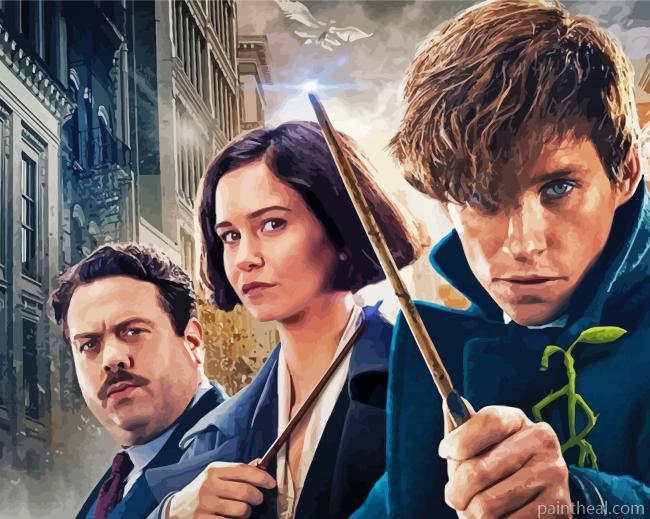 Fantastic Beasts Fantasy Movie Painting By Numbers Kits