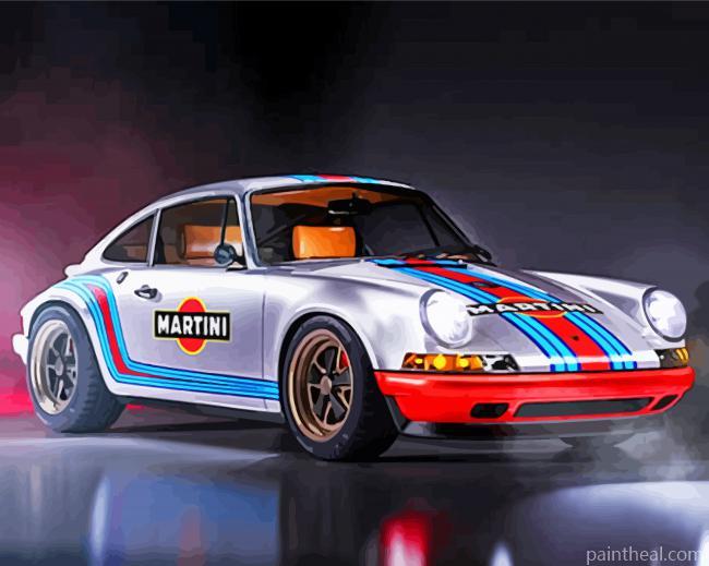 Porsche Car Racing Painting By Numbers Kits