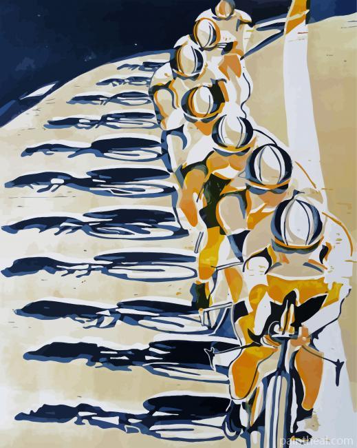 Aesthetic Cycling Competition Painting By Numbers Kits