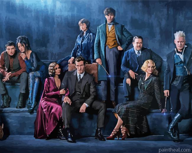 Fantastic Beasts Characters Painting By Numbers Kits