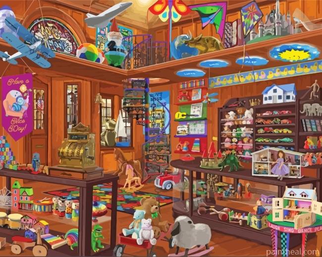 Kids Toys Shop Painting By Numbers Kits