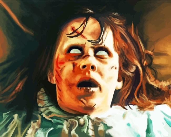 Horror Movie Exorcist Painting By Numbers Kits