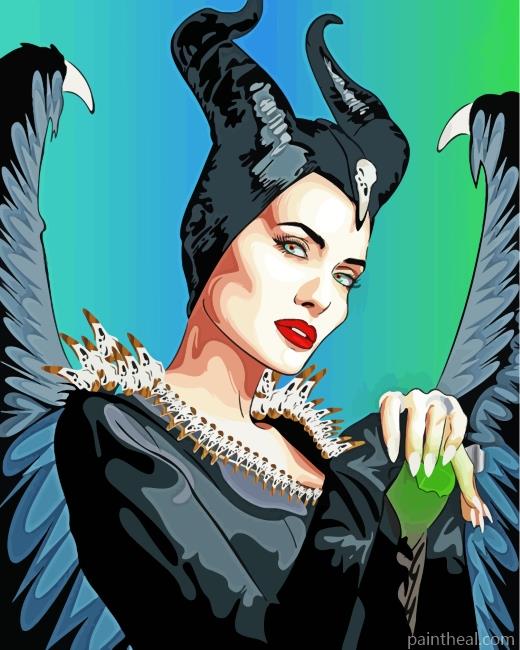 Maleficent Art Painting By Numbers Kits