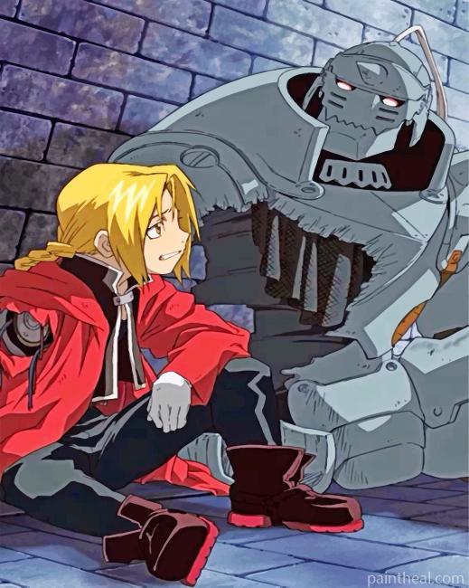 Fullmetal Alchemist Anime Painting By Numbers Kits