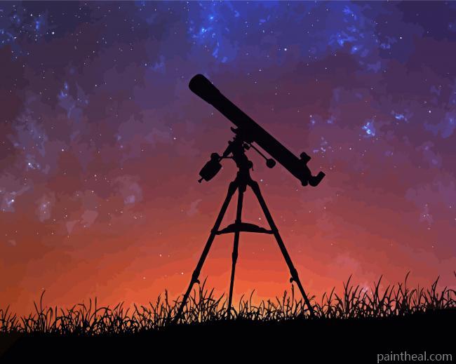 Telescope Astronomy Painting By Numbers Kits