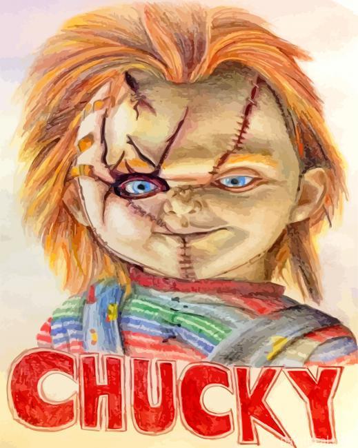 Childs Play Chucky Painting By Numbers Kits