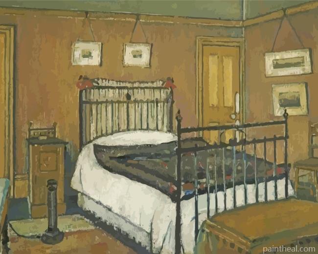 The Bedroom LS Lowry Painting By Numbers Kits