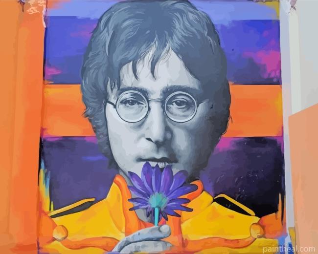 Street Graffiti John Lennon Painting By Numbers Kits