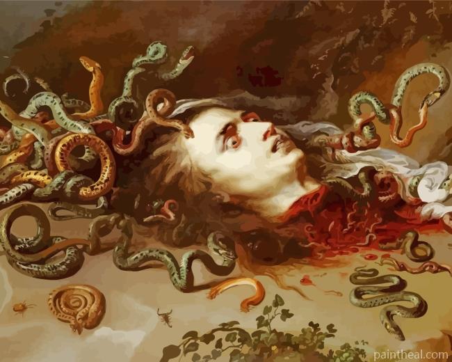 Gorgo Medusa Painting By Numbers Kits