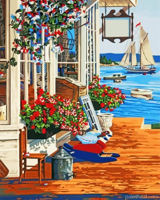 Harbor Antique Painting By Numbers Kits