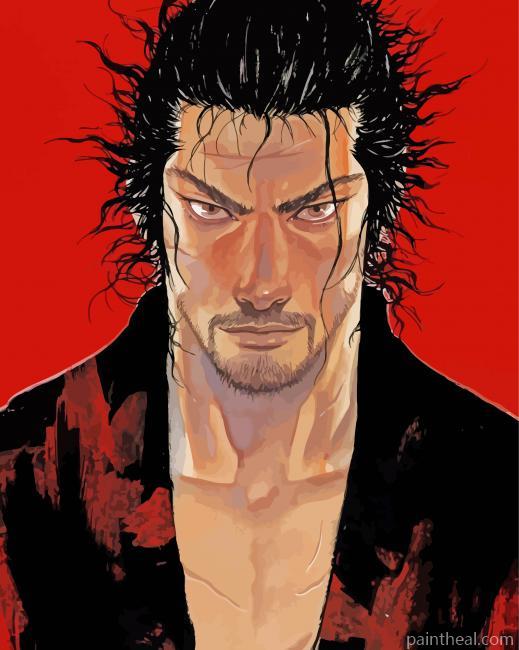 Musashi Miyamoto Art Painting By Numbers Kits