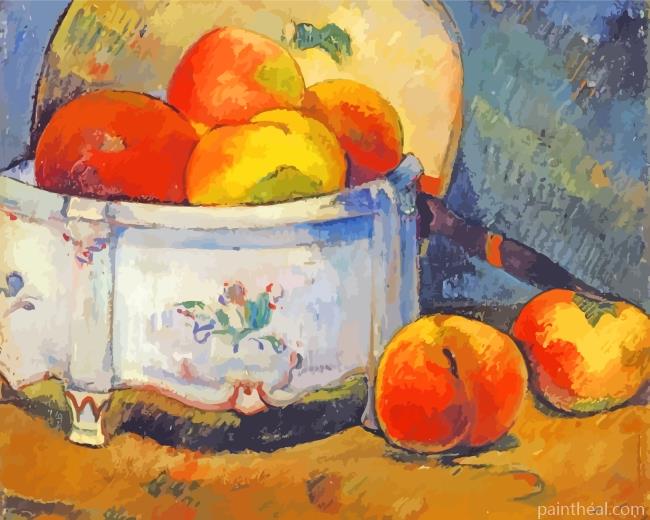 Still Life Peaches Painting By Numbers Kits