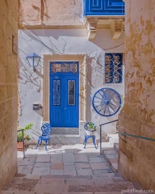 Valletta Streets Painting By Numbers Kits