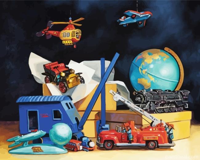 Aesthetic Cool Toys Painting By Numbers Kits
