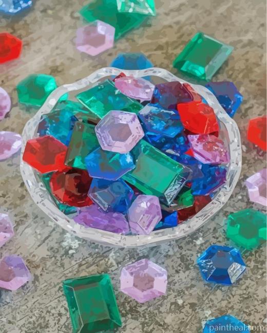 Jewel Candies Painting By Numbers Kits