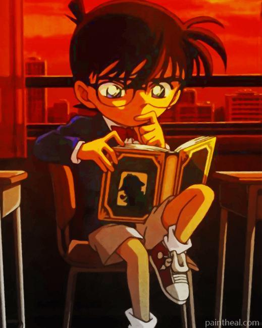 Conan The Japanese Anime Painting By Numbers Kits