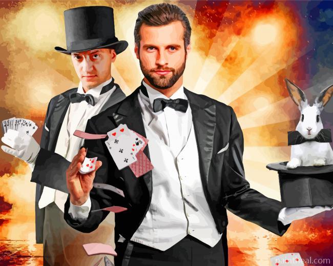 Magician Man Painting By Numbers Kits