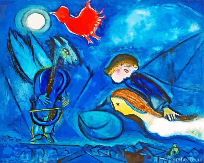 Marc Chagall Abstract Art Painting By Numbers Kits
