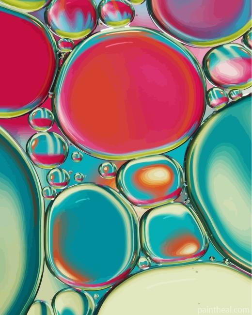 Artistic Water Drops Painting By Numbers Kits