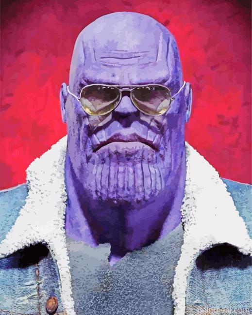 Aesthetic Thanos Painting By Numbers Kits