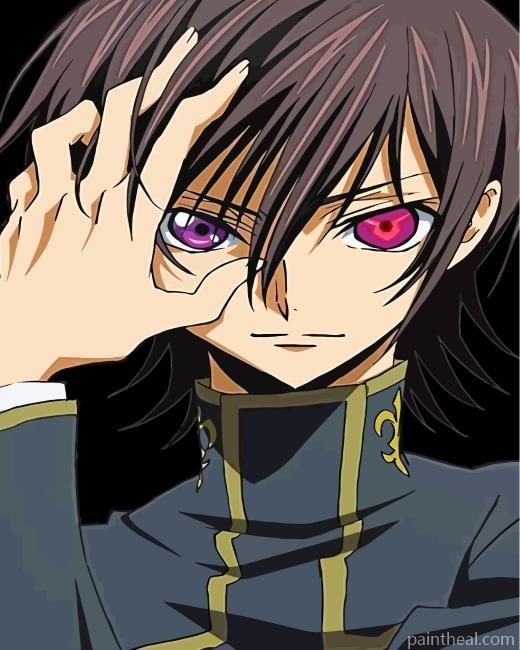 Lelouch Lamperouge Code Geass Painting By Numbers Kits