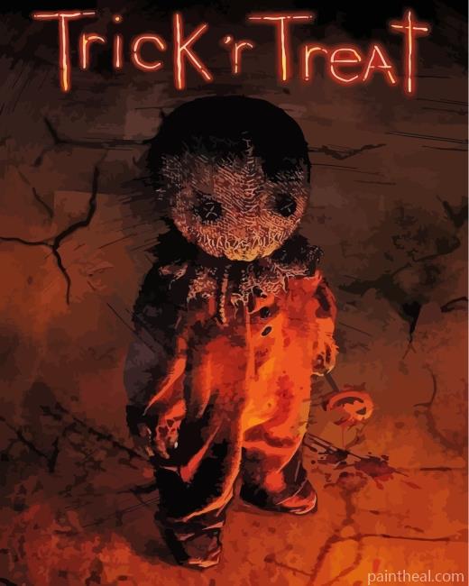 Horror Movie Trick r Treat Painting By Numbers Kits