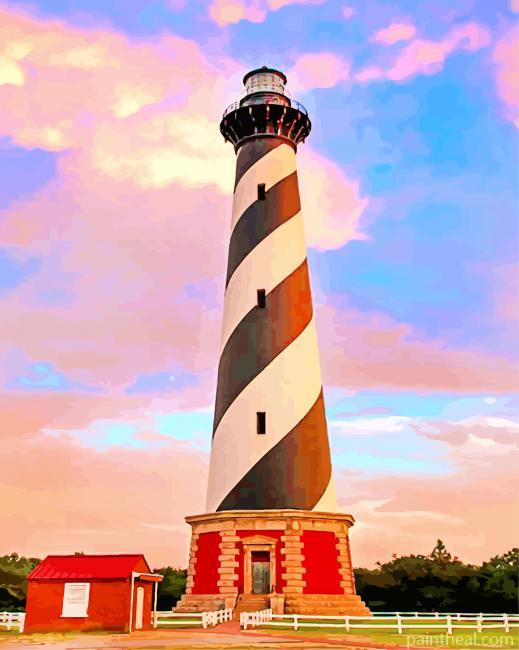 Cape Hatteras Light Painting By Numbers Kits