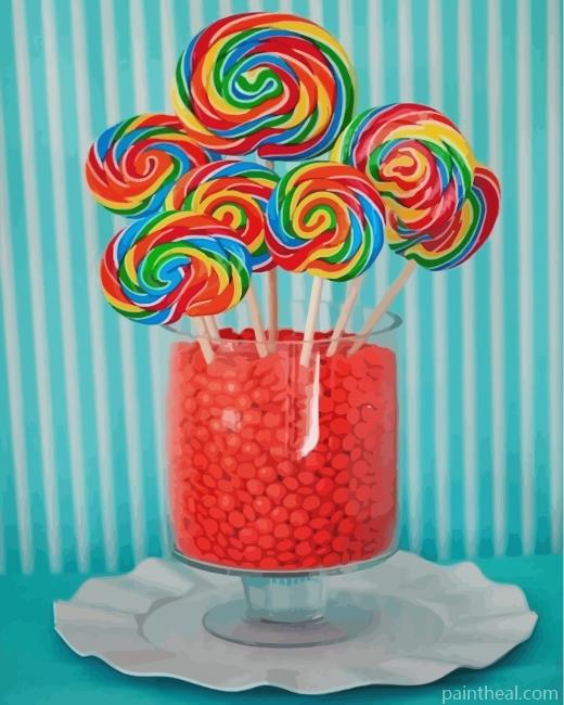 Cool Candies Painting By Numbers Kits