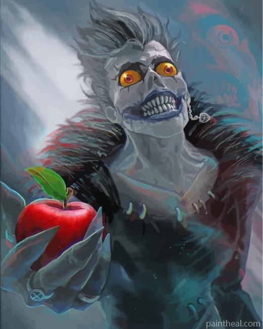 Ryuk Death Note Art Painting By Numbers Kits