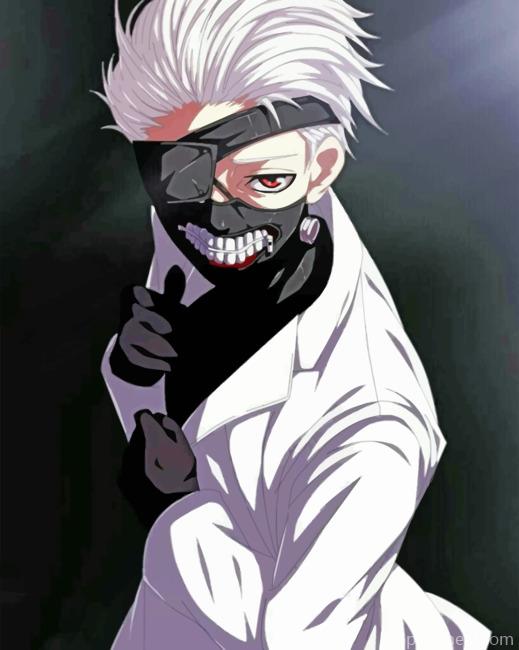 Kaneki Painting By Numbers Kits