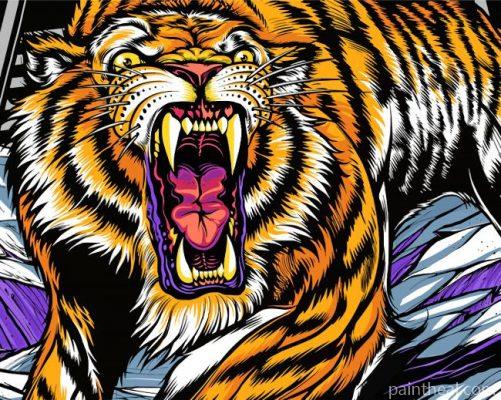 Lsu Logo Painting By Numbers Kits