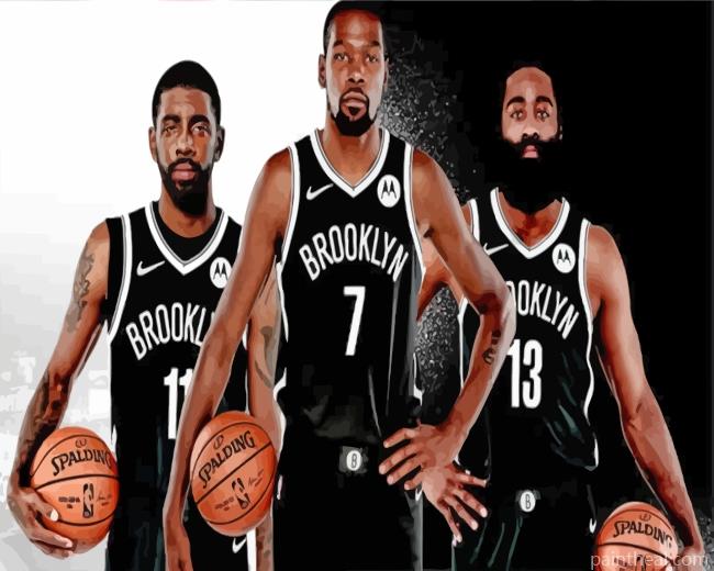 Brooklyn Nets Painting By Numbers Kits