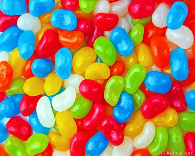 Colorful Bright Candy Painting By Numbers Kits