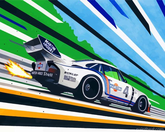 Race Car Painting By Numbers Kits