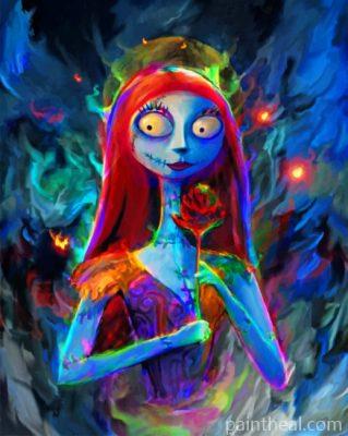 Colorful Sally Nightmare Before Christmas Painting By Numbers Kits