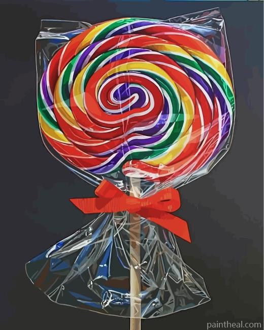 Aesthetic Lollipop Painting By Numbers Kits