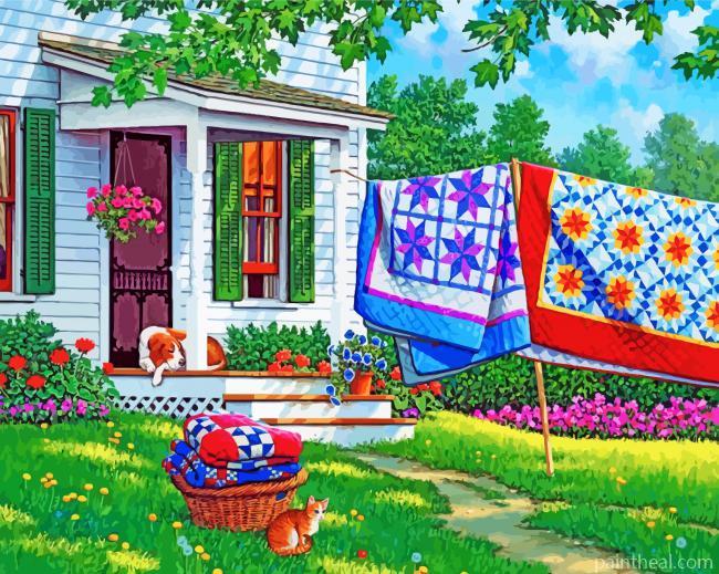 Aesthetic Quilts Painting By Numbers Kits
